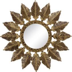 BigBuy Home 90 Golden DMF Wall Mirror