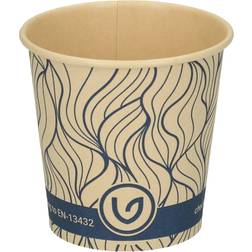 Verive Verive kaffebæger 10 cl Ø62mm brun/blå 50 stk