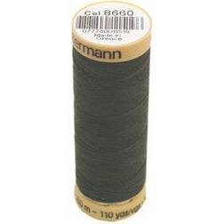 Gutermann 103C-8660 Natural Cotton Thread, 110 yd, Deep Forest, Green