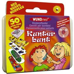 Wundmed Kinderpflaster Kunterbunt 50