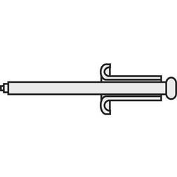 Toolcraft 194729 Blind rivet Steel A4*5 D7337-AL/ST