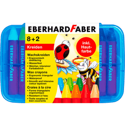10 EBERHARD FABER Colori Wachsmalkreiden farbsortiert