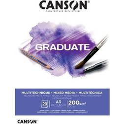 Canson Graduate Mixed Media Pad A3 200G 20 SH