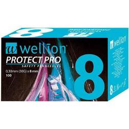 Wellion Protect Pro Sicherheits-Pennadeln 8 mm