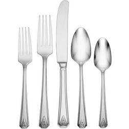 Oneida Flatware STAINLESS Deauville 45-Piece Bestikksett