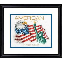 Dimensions Craft Kits 'American Patriot' Personalized Counted Cross-Stitch Kit