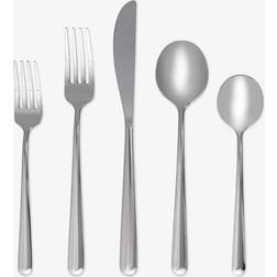 Cambridge Silversmiths Lorenn Mirror 20 Piece Flatware Service for 4 Cutlery Set 20pcs