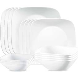 Corelle Vivid White Service Dinner Set 16pcs