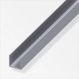 aluminium Quadrat-U-Profil »Combitech®«, Aluminium, 2500 silberfarben