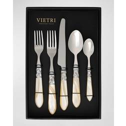 Vietri Aladdin Brilliant 20 Piece Flatware Set Juego de Vajilla