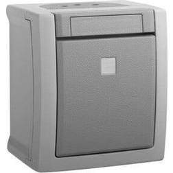Panasonic VIKO Wet Room Switch Pacific Grey 90591014-DE