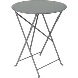 Fermob Bistro Klapptisch Ø60 cm Lapilligrau/Texturiert H 74 cm / Ø 60 cm/UV-beständig