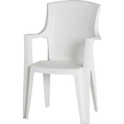 ProGarden Poltroncina Impilabile Eden Colore Bianco EDN025BI