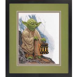 Dimensions 8" x 10" Yoda Counted Cross Stitch Kit