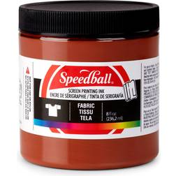 Speedball Fabric Screen Printing Ink 8oz-Brown