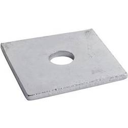 Timco M10 50 3mm Square Plate Washers Hot Dip Box 100