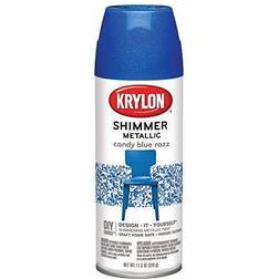 Krylon Shimmer Metallic Spray Paint 115 Ounce Blue Blue