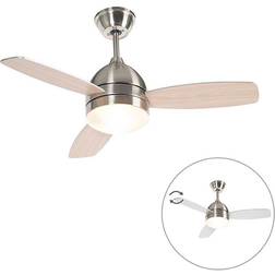 QAZQA fan steel with Rotar