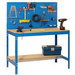 Simonrack Werkbank kit simonwork BT2 900 blau/holz