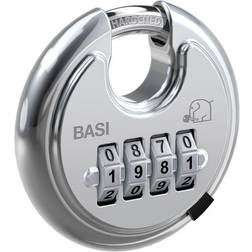 Basi 6100-7050 Hængelås Sølv Rustfrit Stål