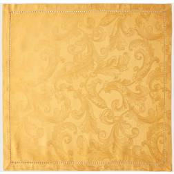 SFERRA Plume Jacquard Set of 4 Cloth Napkin Gold
