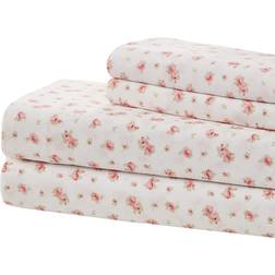 Modern Threads Luxurious Microfiber Underlakan Vit, Rosa (269.2x259.1cm)