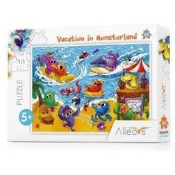 Urlaub in Monsterland Großer Monster Puzzlespass Kinderpuzzle