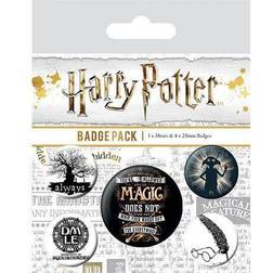 Harry Potter Pack 5 Badges Symbols