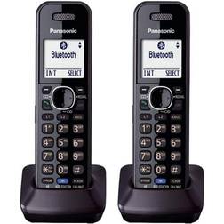 Panasonic KXTGA950B Dect 6.0 Handset 2-Line Landline Cordless Telephone 2-Pack