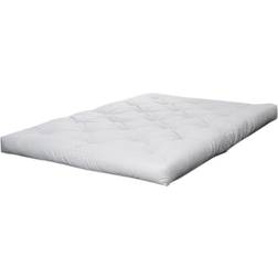 Futon Traditionnel 140 x 200 cm - Blanc Matelas en Polyéther