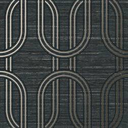 Boutique Onyx Indulgent Geometric Wallpaper