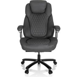 XXL PULLMANN Simili-Cuir Noir Chaise de bureau