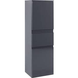 Midischrank COMO-03, Hochglanz grau Kommode