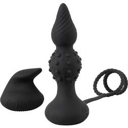 Rebel RC Butt Plug with Cock and Ball Rings