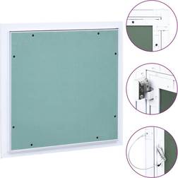 vidaXL Access Panel with Aluminium Frame and Plasterboard 200x200 mm
