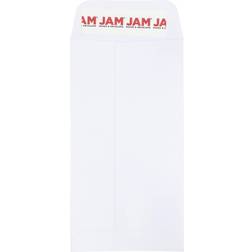 Jam Paper ï¿½ Open End Coin Envelopes, #7, Peel & Seal, White, Pack Of 50 Envelopes