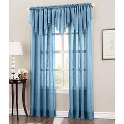 No. 918 Rideau Passe-Tringle En Voile Transparent 51 x 24 in Anthracite
