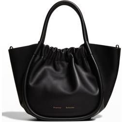 Proenza Schouler Black Small Ruched Crossbody Tote UNI