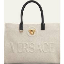 Versace Versace Logo Tote Rope/Black/Versace Gold