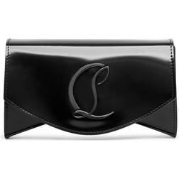 Christian Louboutin Schultertasche Loubi54 aus Lackleder Schwarz Einheitsgröße