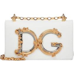 Dolce & Gabbana Schultertasche DG Girls Mini Weiß Einheitsgröße