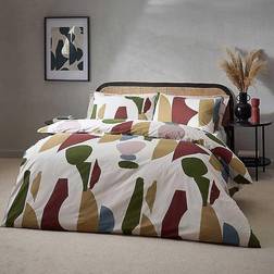Hoem Meta Abstract Geometric Rich Duvet Cover Multicolour