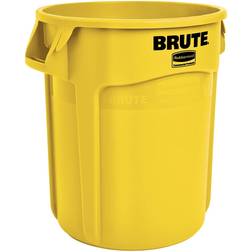 Rubbermaid FG261000YEL 10 gal. Plastic Round Trash Can, Yellow