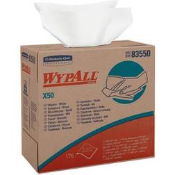 WypAll X50 Disposable Cloths 10 Boxes 176 Sheets / Box 1 760 Sheets / Case