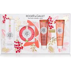 Roger & Gallet Cofanetto Rit Figuier Set Noel 22 30 ml Gel Doccia 50 ml + 50 ml + Saponetta 100 g