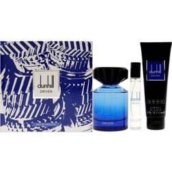Alfred Dunhill Driven Blue for Men 3 Pc Gift EDT