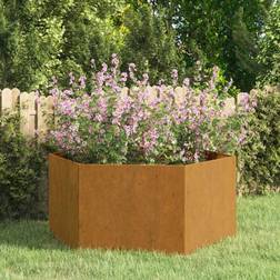 vidaXL Jardinera De Acero Corten Oxidado 90x90x45 cm 90x90x90cm