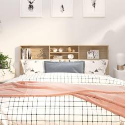 vidaXL Cabinet Sonoma Oak 180 x 19 x 103.5 cm Headboard 180cm