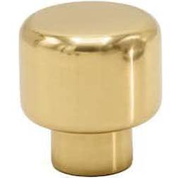Beslag Design Knop Esther Poleret Messing 1stk