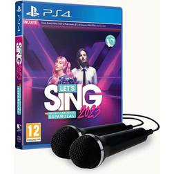 Let's Sing 2023 comprend des chansons espagnoles 2 microphones PS4
